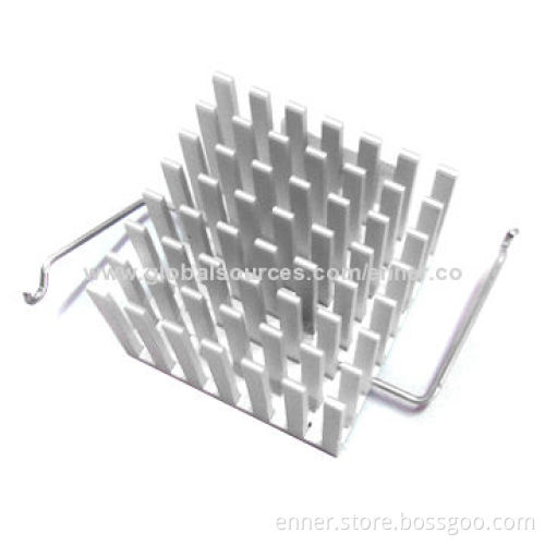 Aluminum Heat-sink with Mill Finish, Anodized, Powder-coated and Electrophoresis Surface Treatments